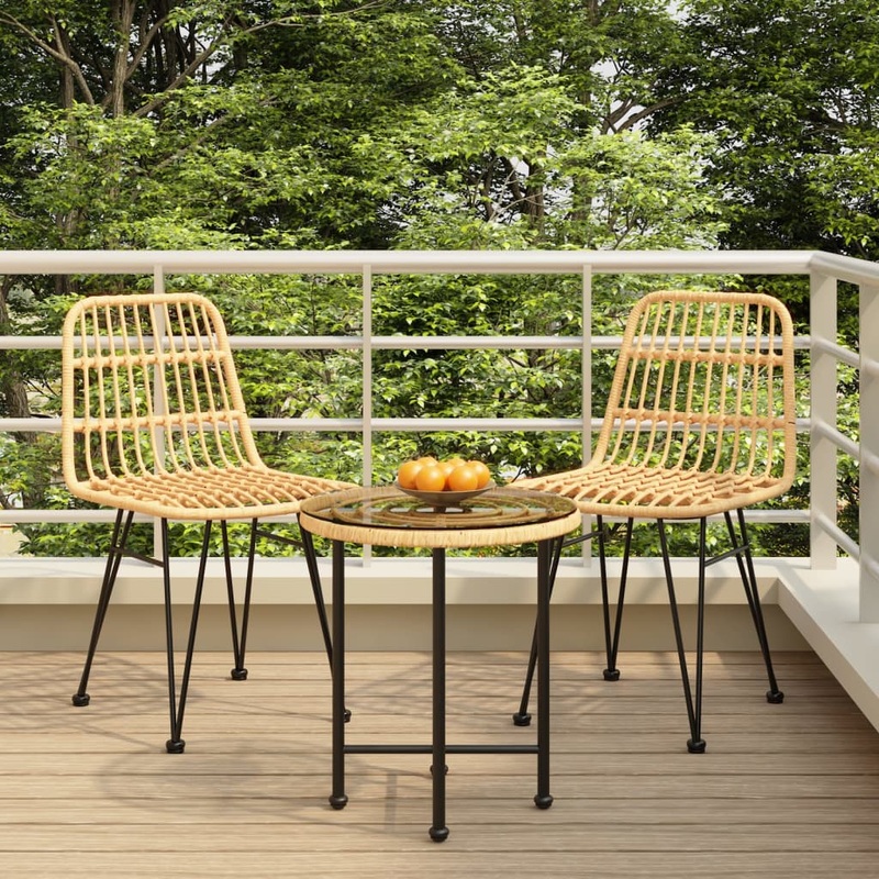Ensemble  manger de jardin 3 pcs Rsine tresse