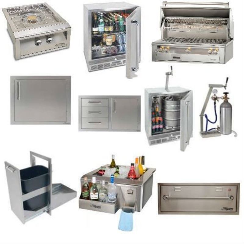 Alfresco | 8-Piece Deluxe Outdoor Kitchen Package