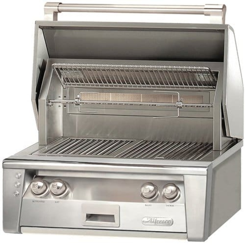 Alfresco | ALXE 30" Built-In Gas Grill with Rotisserie