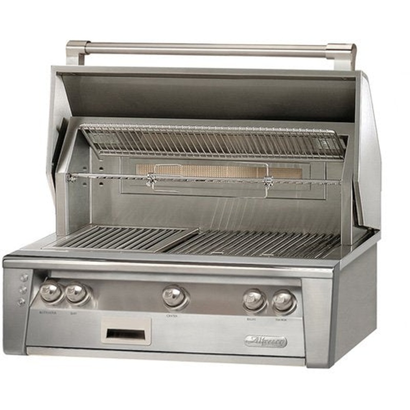 Alfresco | ALXE 36 Built-In Gas Grill with Rotisserie