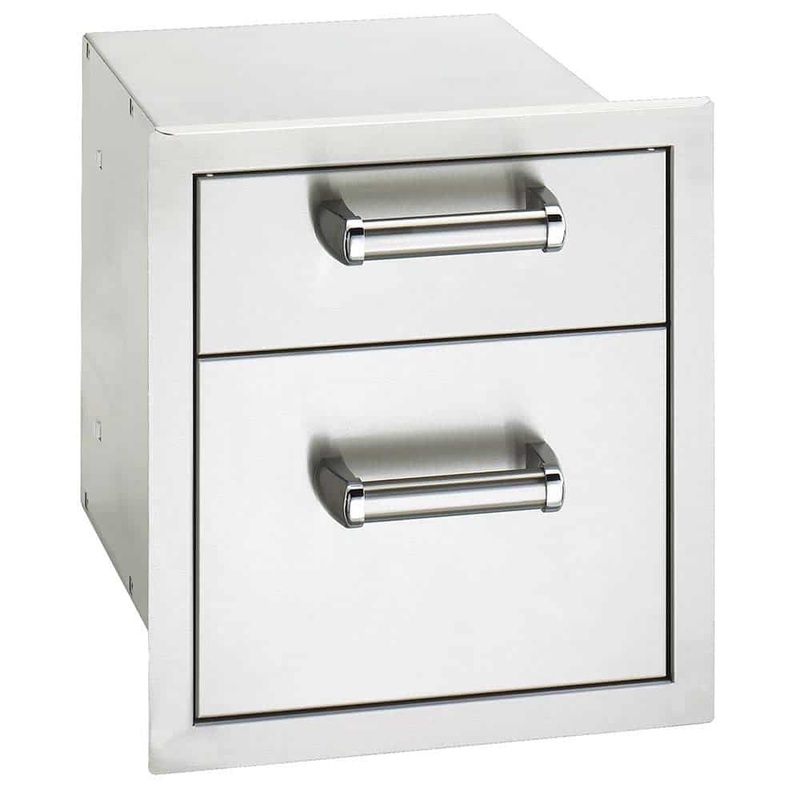Fire Magic | Premium Flush 14 Double Access Drawer with Soft Close