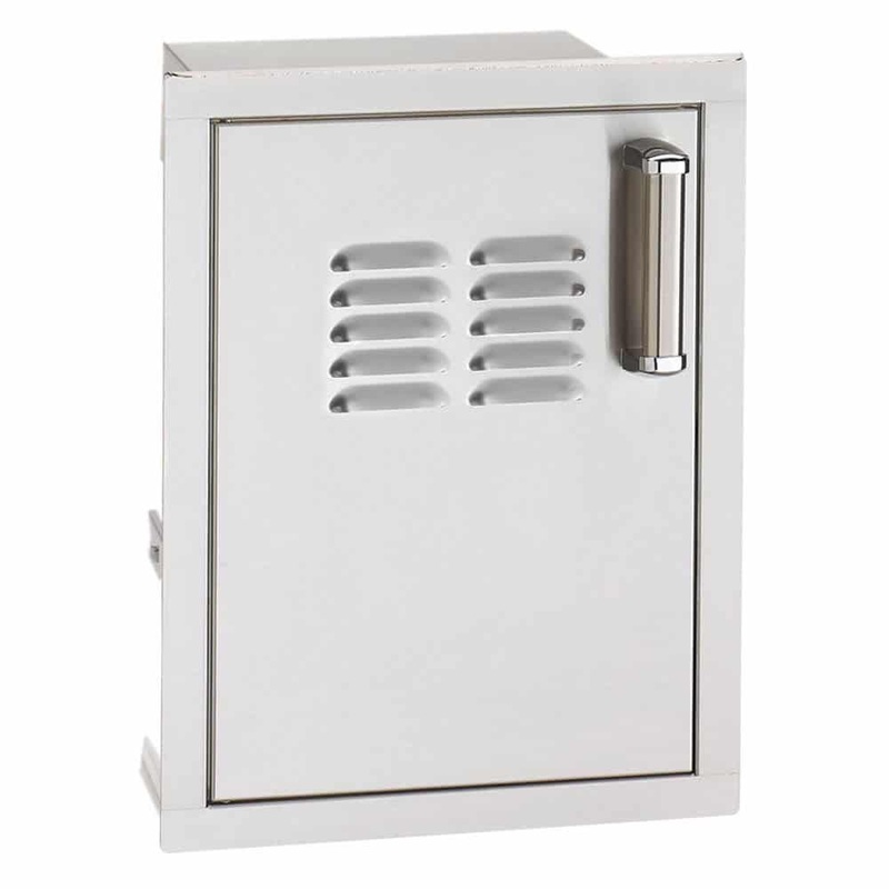 Fire Magic | Premium Flush 14 Left-Hinged Single Access Door with Tank Tray & Louvers