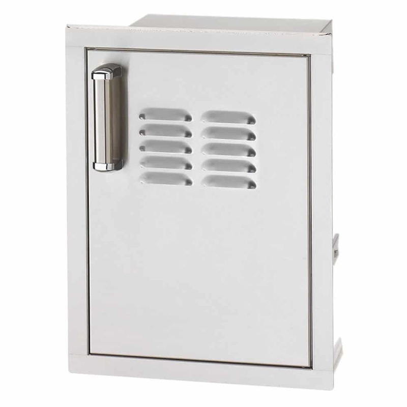 Fire Magic | Premium Flush 14 Right-Hinged Single Access Door with Tank Tray & Louvers