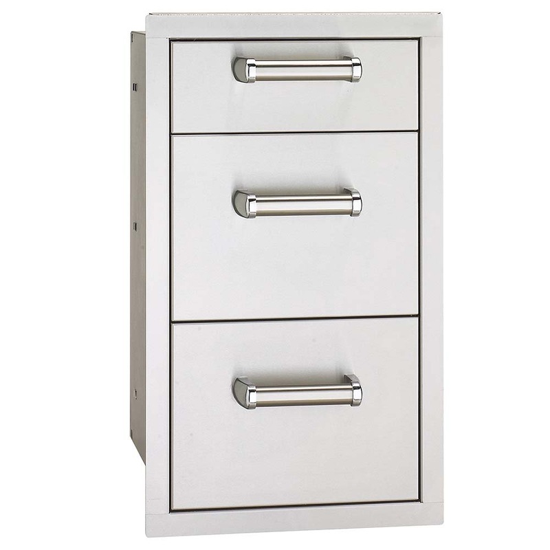 Fire Magic | Premium Flush 14 Triple Access Drawer with Soft Close