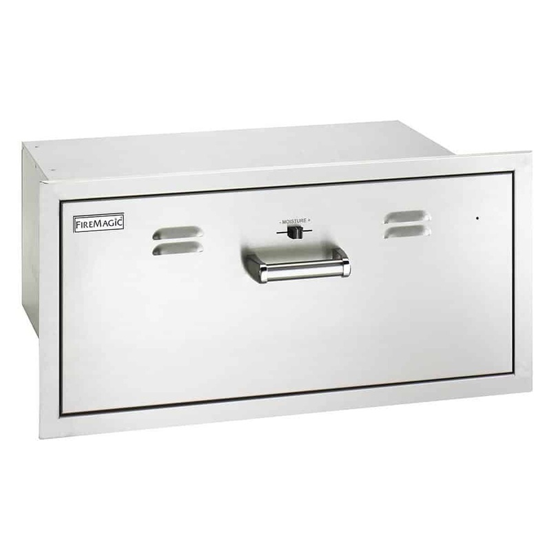 Fire Magic | Premium Flush 30 Built-In 110V Electric Stainless Steel Warming Drawer