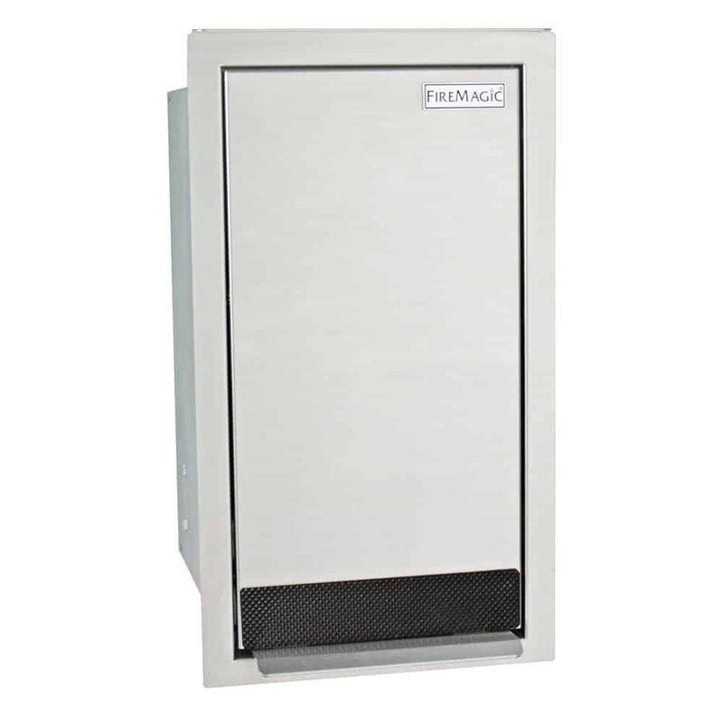 Fire Magic | Roll-Out Stainless Steel Trash Bin