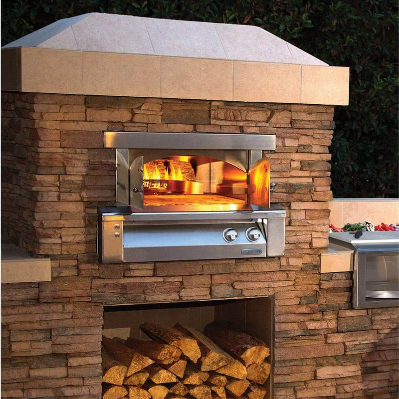 Alfresco | 30 Built-In Gas Outdoor Pizza Oven