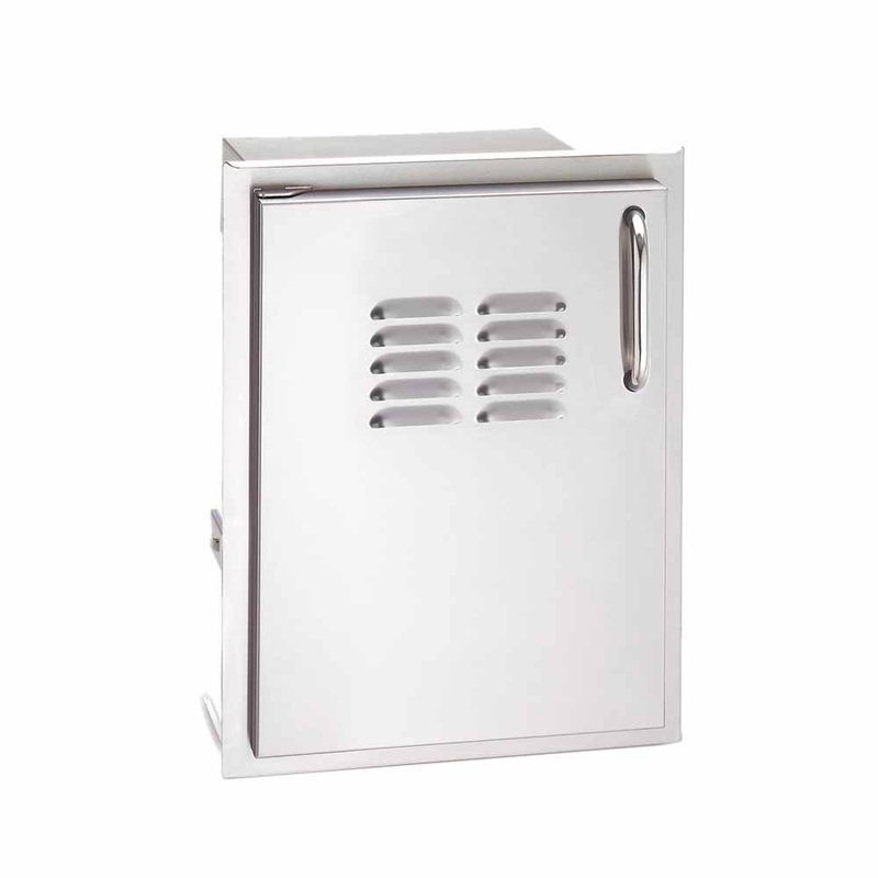 American Outdoor Grill | 14 Vertical Single Access Door with Tank Tray & Louvers