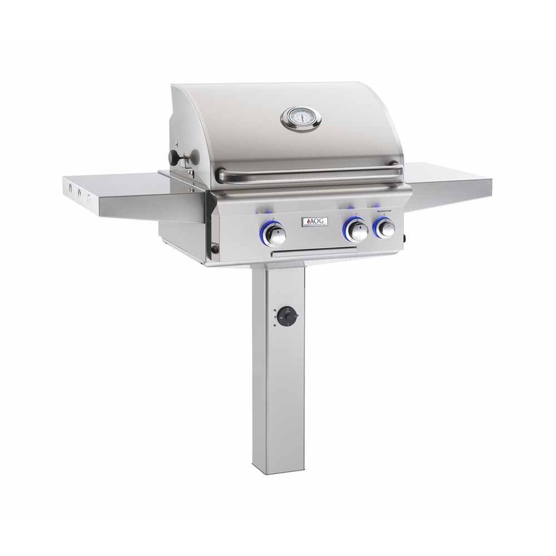 American Outdoor Grill | 24" T-Series Grill On In-Ground Post