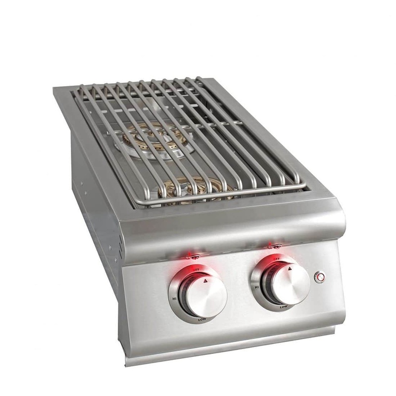 Blaze | LTE Built-In Gas Double Side Burner with Lid (DISCONTINUED)