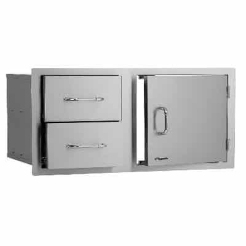 Bull | Stainless Steel Access Door & Double Drawer Combo