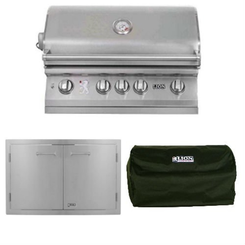 Lion | Simple 3-Piece 32" Outdoor Kitchen Package