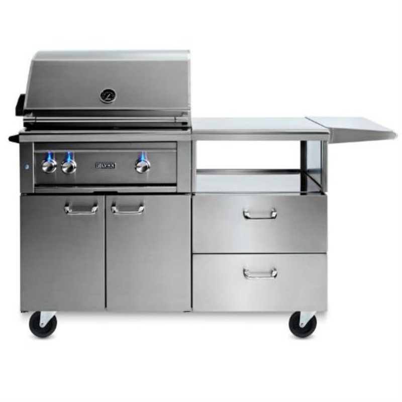 Lynx | Professional 30" Infrared Trident Grill & Rotisserie on a Cart