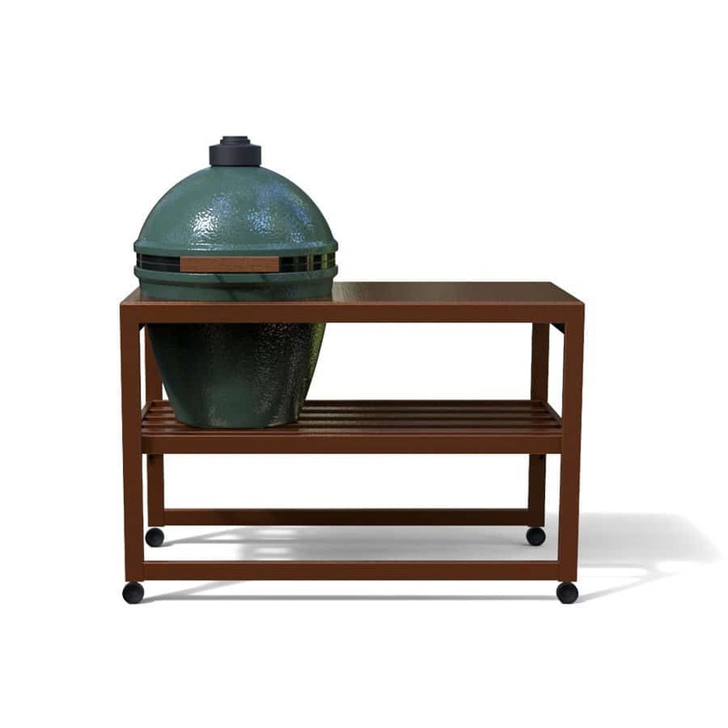 Challenger Designs | Spark 48" Big Green Egg Table with Cut-Out for Medium or Large Egg