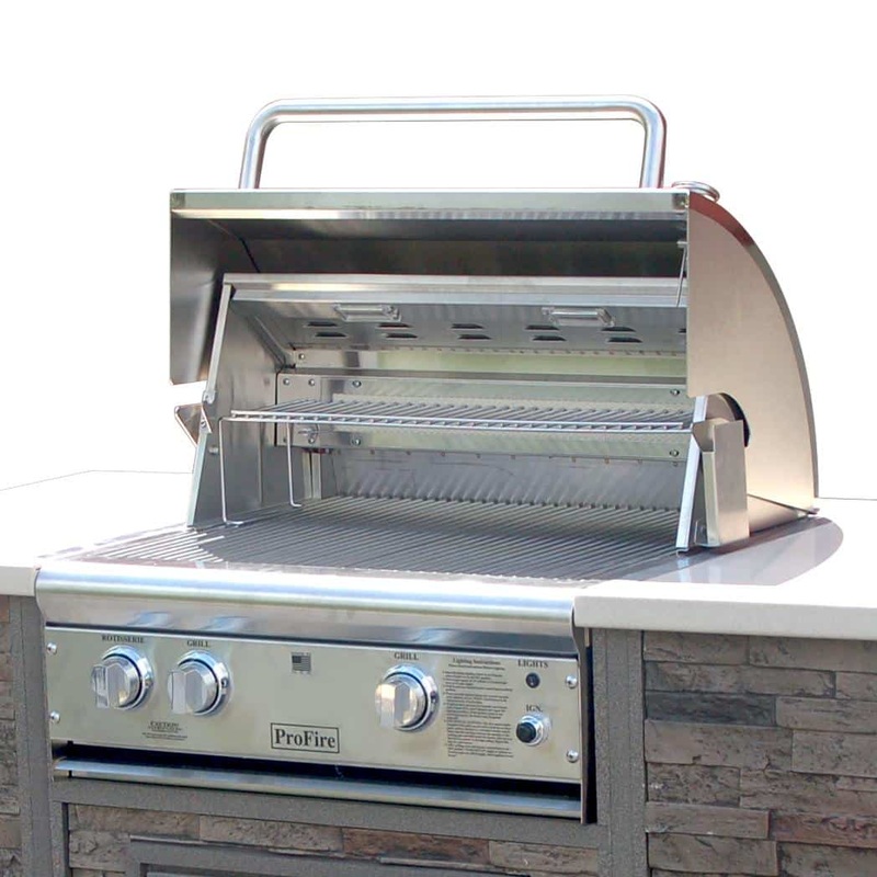 ProFire | 27 Deluxe Series Built-In Gas Grill with Rotisserie