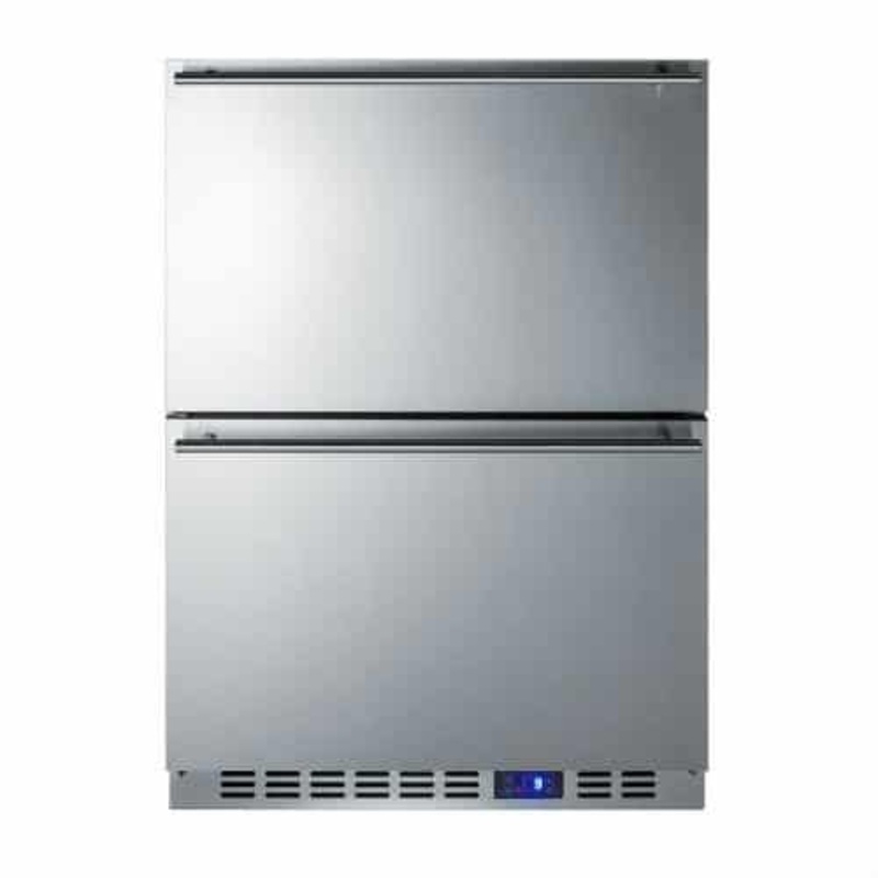 Summit | 24" Outdoor 2-Drawer Freezer
