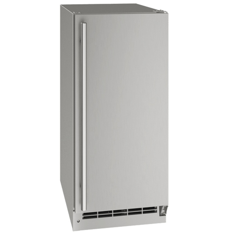 U-Line | 15" 3.1 Cu. Ft. Stainless Steel Solid Door Refrigerator