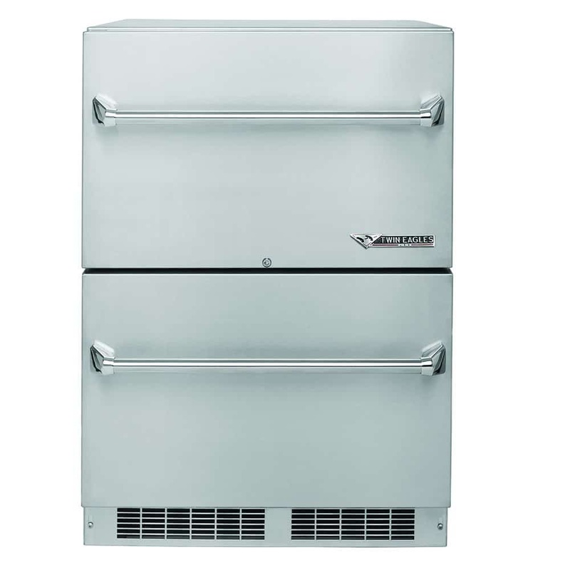 Twin Eagles | 24" 2-Drawer Outdoor Refrigerator