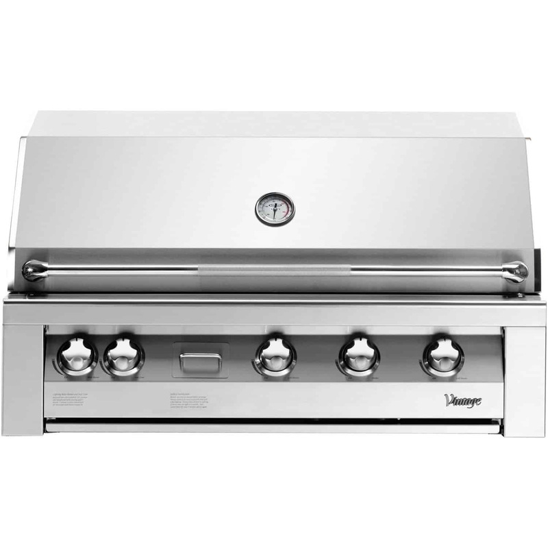 Vintage | 42" Professional Gold Built-In Grill with Sear Zone