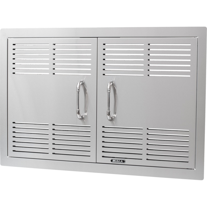 Bull | 30" Dual-Lined Vented Stainless Steel Double Door