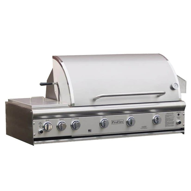 ProFire | Deluxe Series 48 Built-in Grill with Double Side Burner & SearMagic Grid