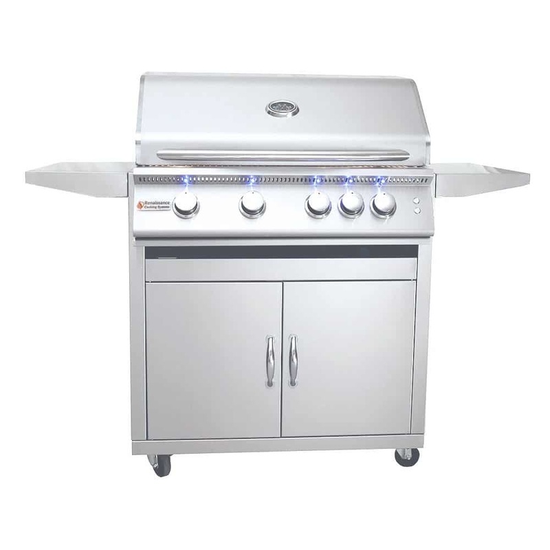 RCS | Premier 32" 4-Burner Grill with Rear Infrared Burner