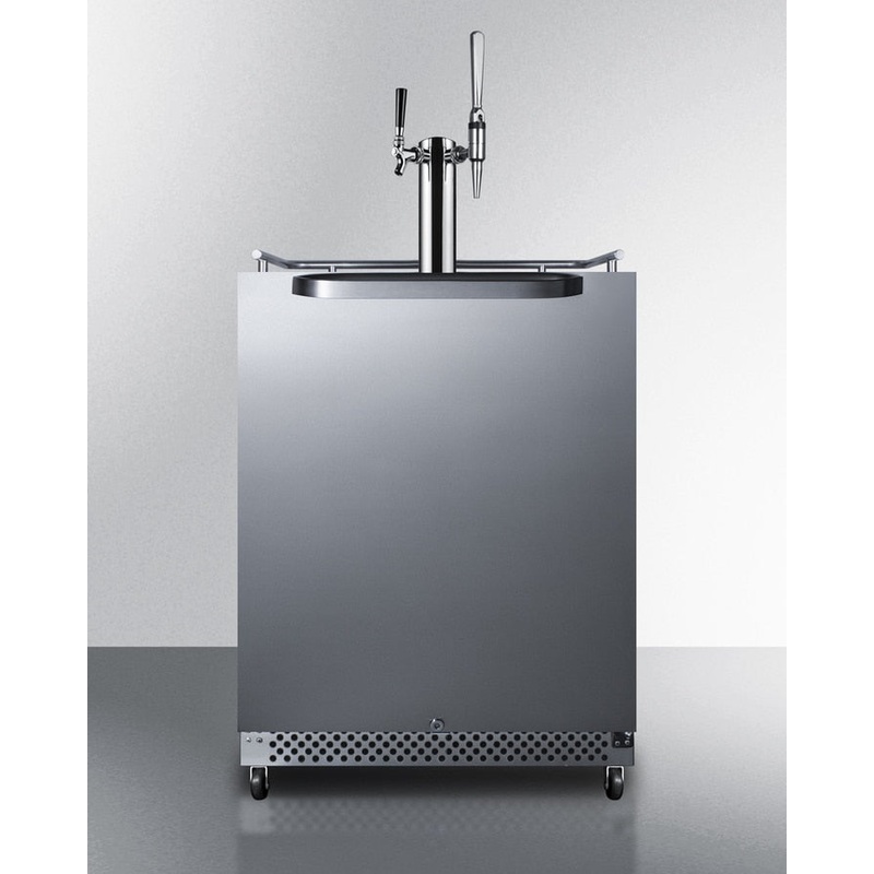 Summit | 24" Wide Built-In Outdoor Cold Brew & Nitro-Infused Coffee Kegerator