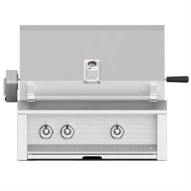 Hestan | Aspire 30 Built-In Gas Grill with a Sear Burner, a Stainless Burner & a Rotisserie