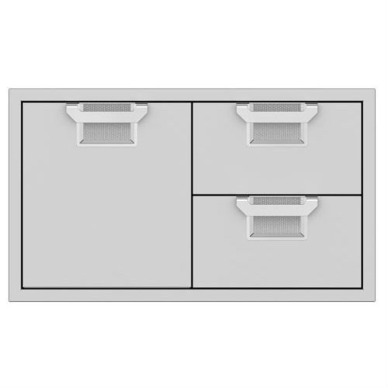 Hestan | Aspire 36 Double Drawer & Storage Door Combo