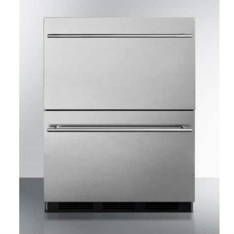 Summit | 24" Outdoor Dual Drawer Refrigerator