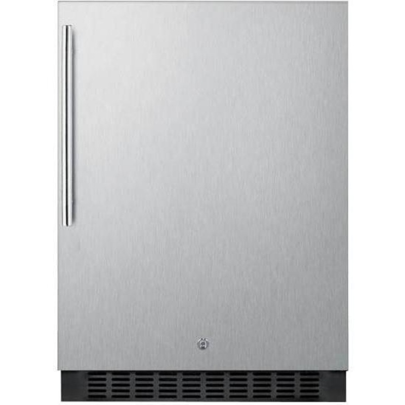 Summit | 24" Refrigerator with Stainless Steel Wrapped Exterior