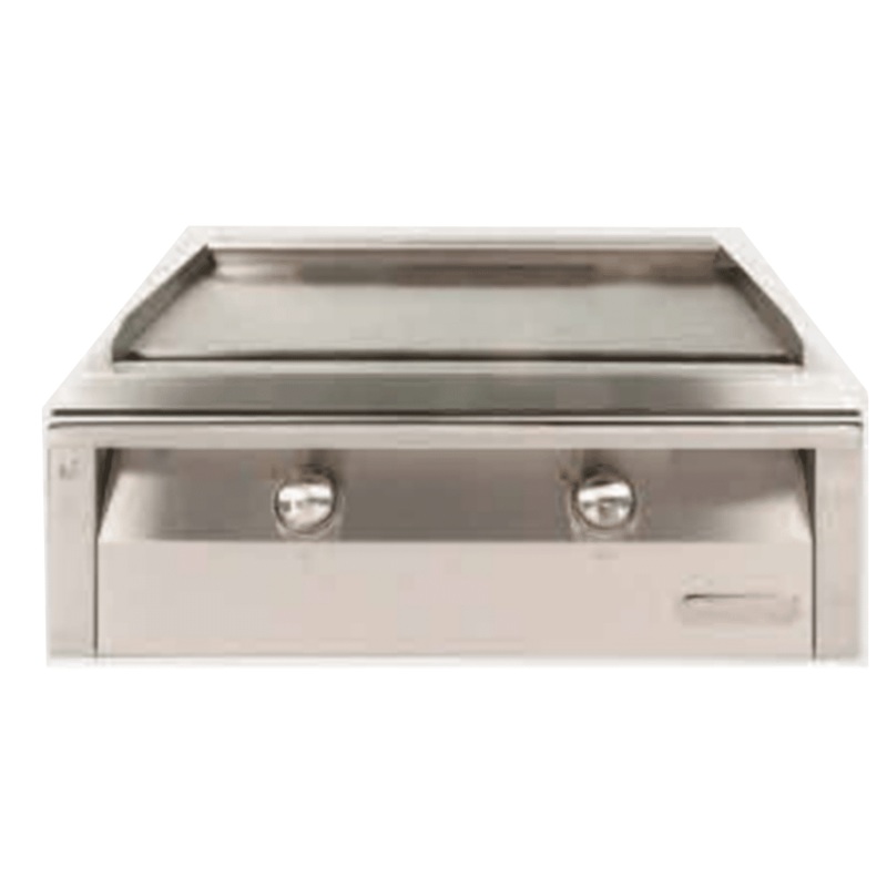 Alfresco | 30" Dedicated 2-Zone Griddle & Optional Cart