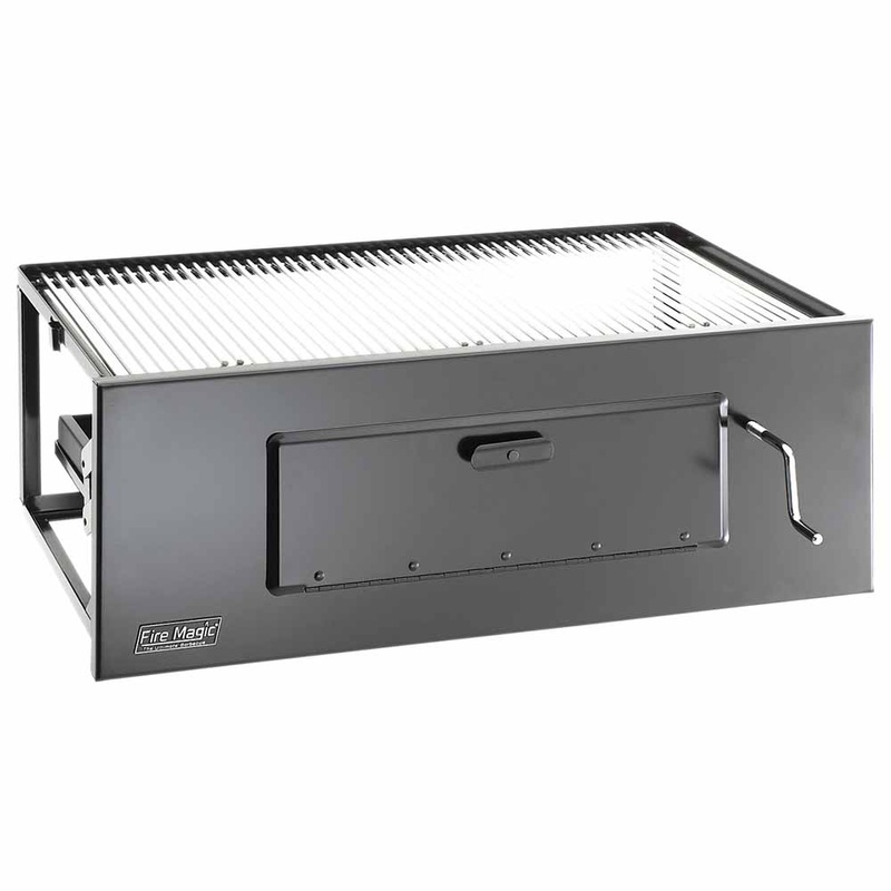 Fire Magic | 30" Lift-A-Fire Built-In Charcoal Grill