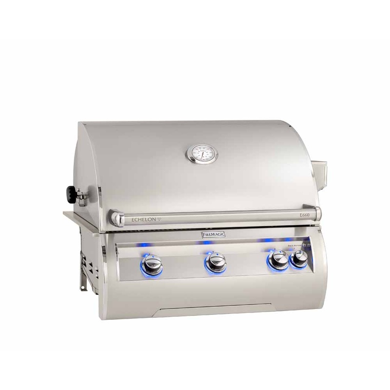 Fire Magic | Echelon Diamond 30" E660i Built-In Grill with Analog Thermometer