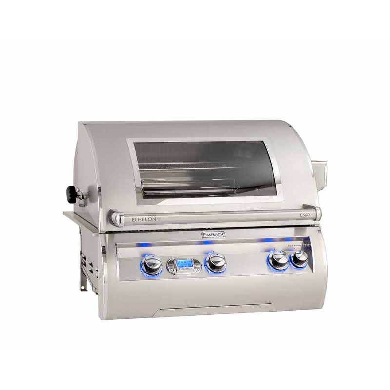 Fire Magic | Echelon Diamond 30" E660i Built-In Grill with Digital Thermometer Magic View Window (NG)