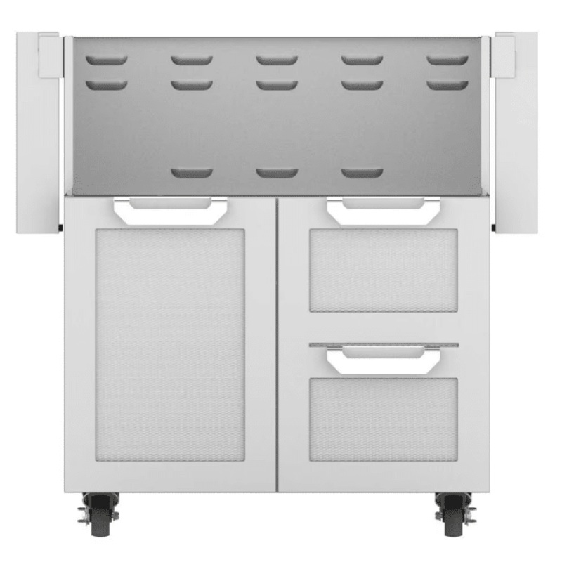 Hestan | Double Drawer & Door Tower Cart For 30 Gas Grill