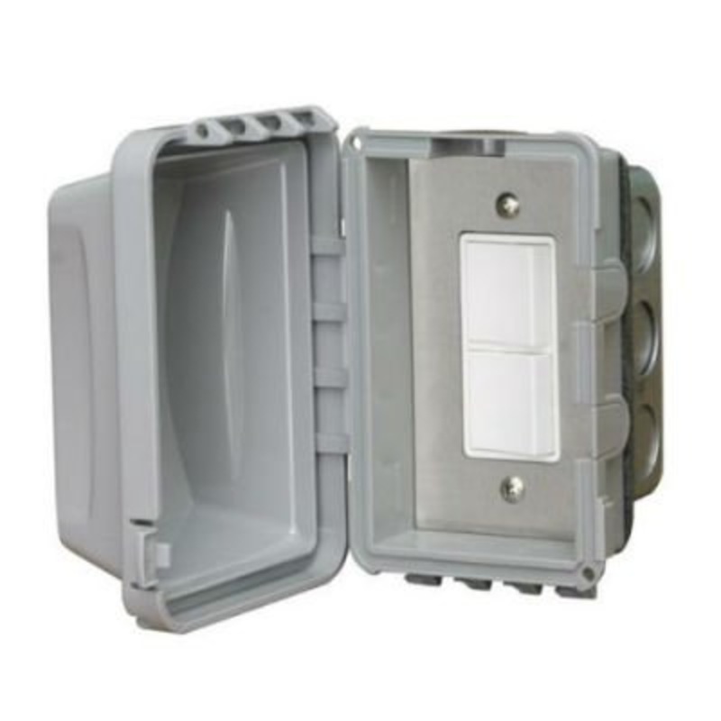 Infratech | Patio Heater Accessory - Single Duplex Switch Flush Mount & Gang Box 20 Amp Per Pole