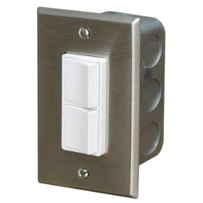 Infratech | Patio Heater Accessory - Single Duplex Switch Wall Plate & Gang Box 20 Amp Per Pole