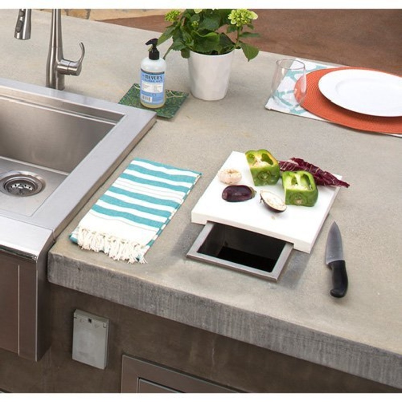 Alfresco | Built-In Prep & Waste Station Chute