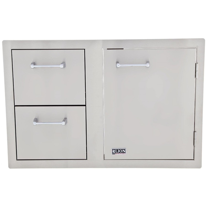Lion | 33" Access Door & Double Drawer Combo