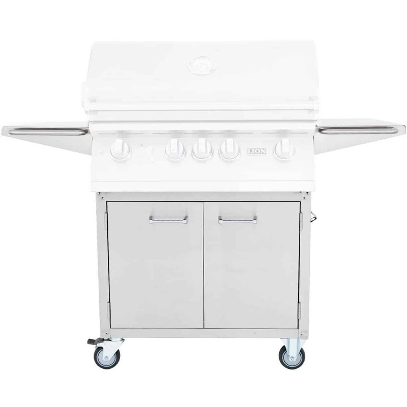 Lion | Stainless Steel Grill Cart with Access Doors