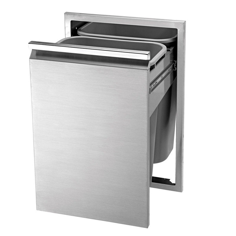 Twin Eagles | 18" Double Trash Drawer