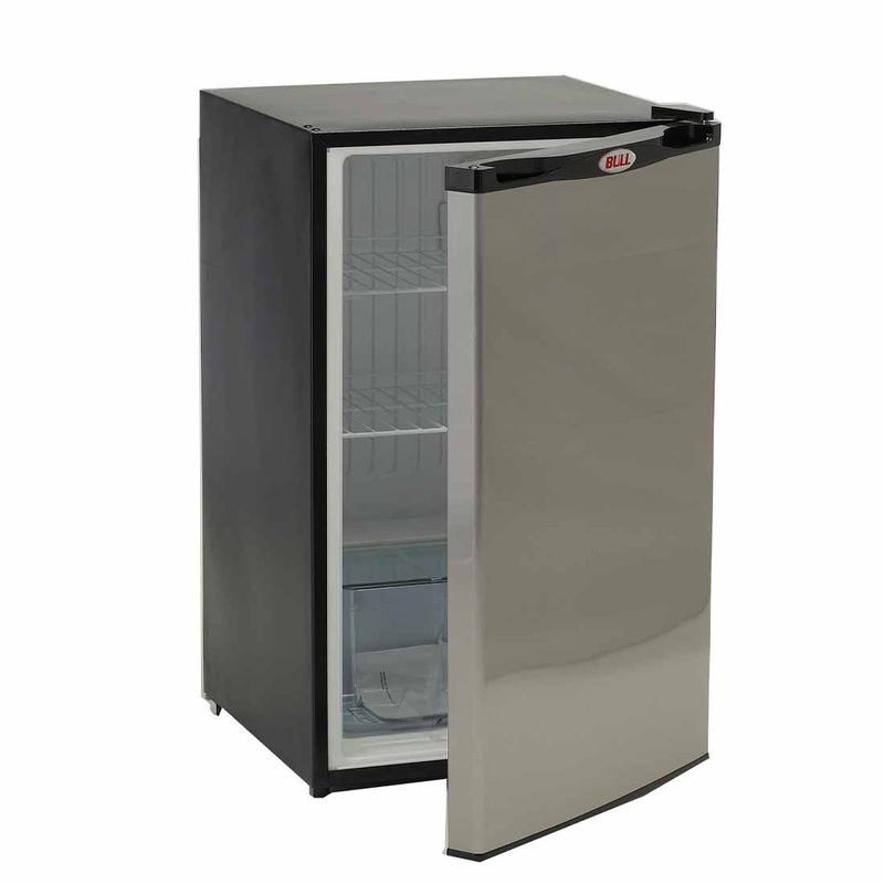 Bull | 20-Inch 4.5 Cu. Ft. Stainless Steel Compact RefrigeratorStainless Steel Compact Refrigerator