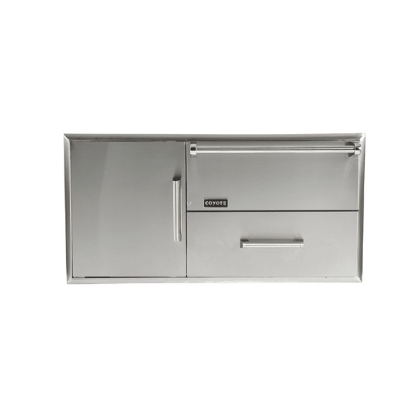Coyote | Warming Drawer & Access Doors Storage Combo
