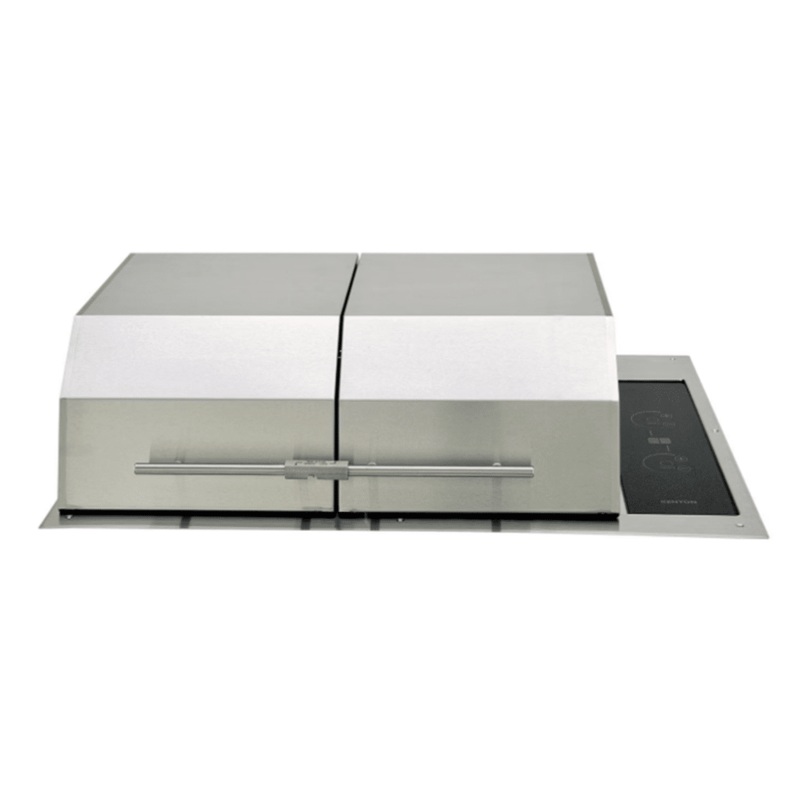 Kenyon | Texan Two Zone Split Lid Built-In Electric Grill