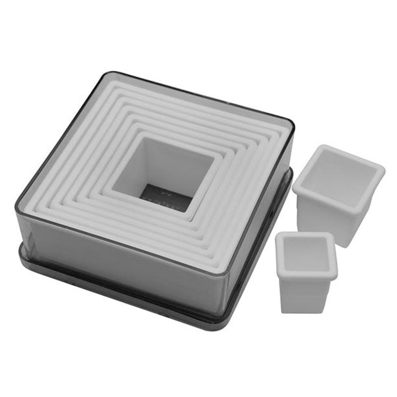 Ateco 9 Pcs Square Cutters