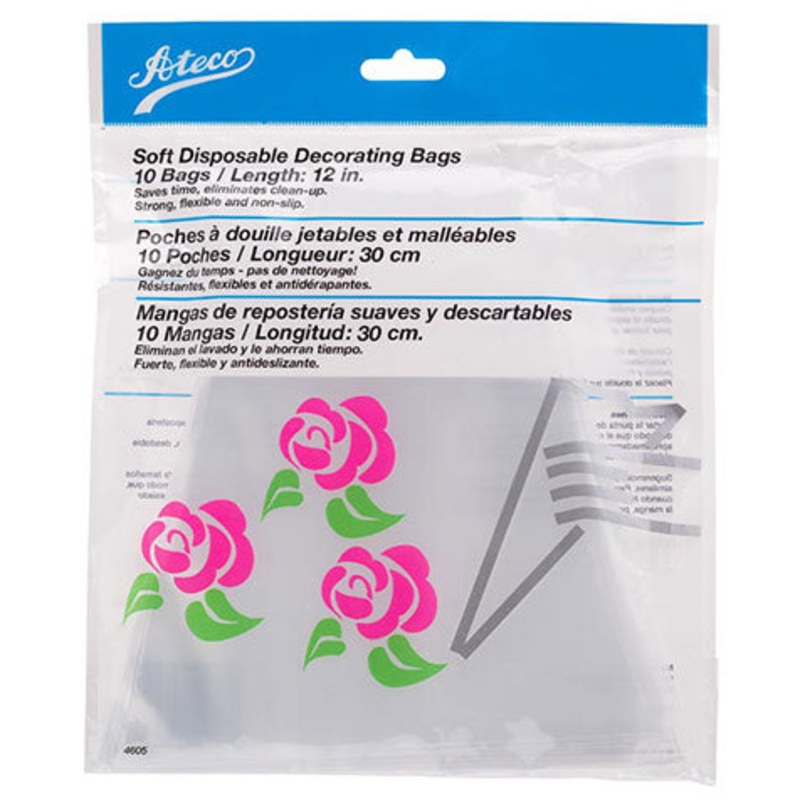 Ateco Disposable Pipping Bags 12' 50 CT