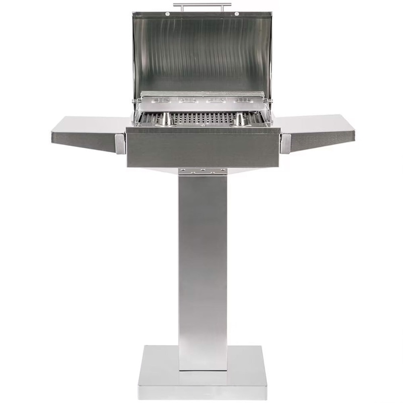 Coyote 18-Inch Electric Grill On Patio Post - C1EL120SM-FS