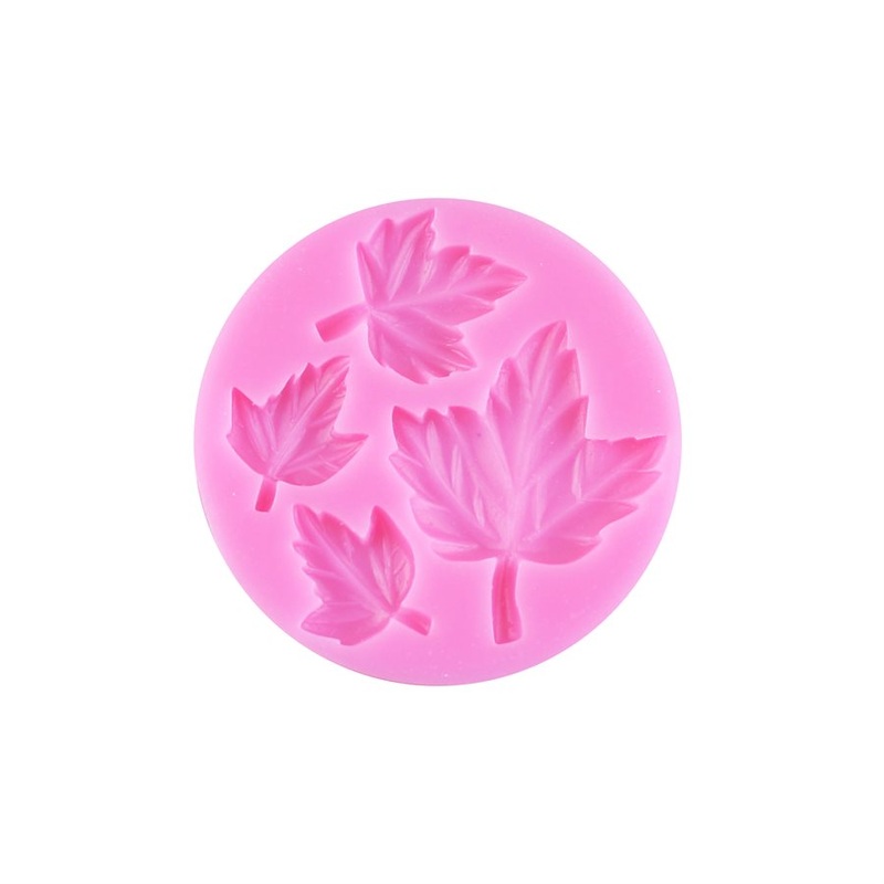 NY Cake Fall Leaves Silicone Mold
