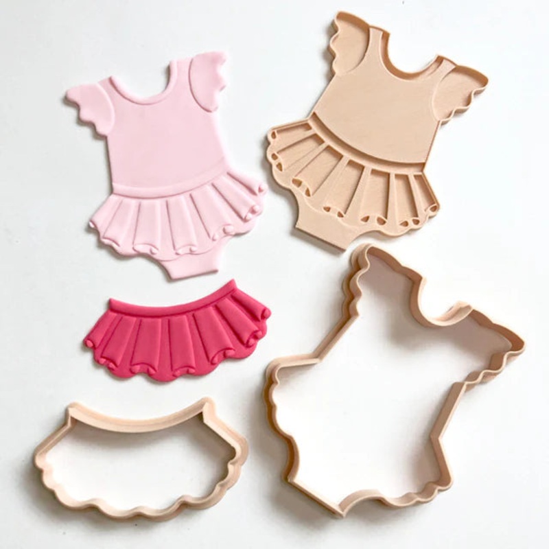 Onesie with Tutu Stamp Cutter Set